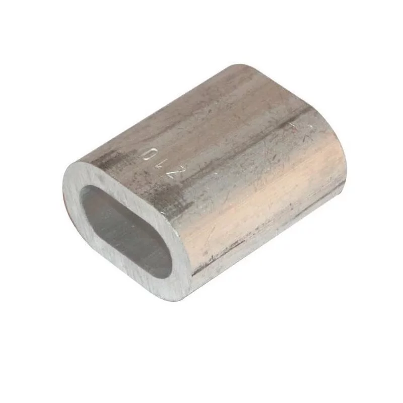 Embout Inox à Tête Bombéeà Sertir Pour Câble 6 Mm