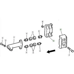 PARAFUSO PARA FLANGE DE ACCIONAMENTO DE BOMBA HIDRÁULICA PARA JOHN DEERE