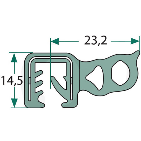 GLASS GASKET 5M ROLL