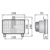LEFT DRIVE FRONT HEADLIGHT OPTICS 