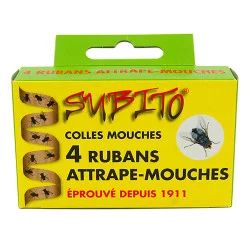 SUBITO RUBANS ATTRAPE MOUCHES LOT DE 4 