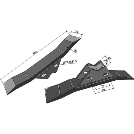 SOC DECOMPACTEUR BEDNAR POUR DENT DE 35 MM - KM060171 