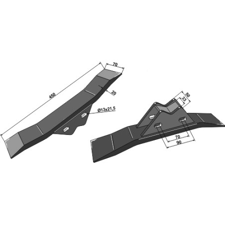 SOC DECOMPACTEUR BEDNAR POUR DENT DE 30 MM - KM060197 