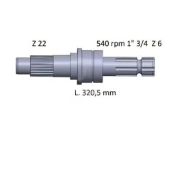 EMBOUT DE PRISE DE FORCE POUR FIAT    89840406