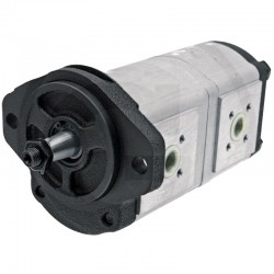 POMPE HYDRAULIQUE DOUBLE 16 + 11 CC
