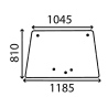 PARE BRISE OUVRANT POUR CASE 1284623C1