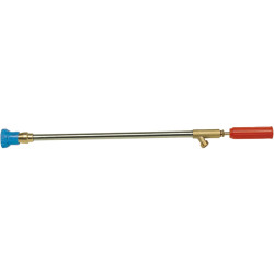 Lanza de pomo con protector contra salpicaduras