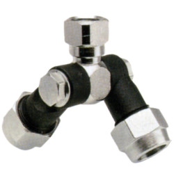Jet à double articulation - FIXATION PAR VIS 