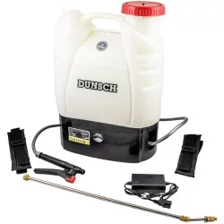 Pompe à dos thermoplastique alimentée par batterie 