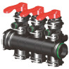 Manual valve assembly for bar section