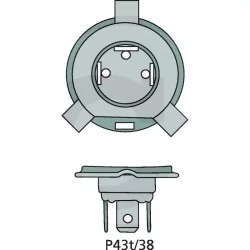 HALOGEN BULB H4 12 V 60/55 W