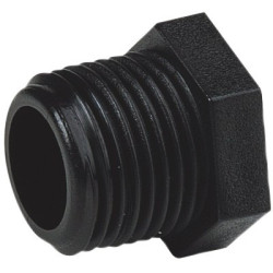 Cap with external thread