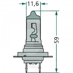 HALOGEN BULB H7 12V /55 W