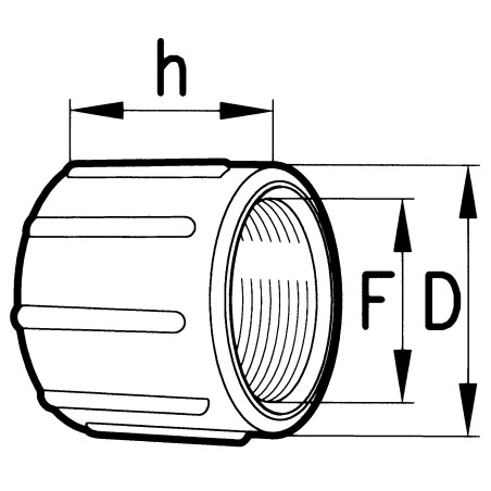 Sleeve with internal thread