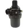 Intake filter without valve