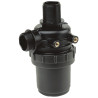 Intake filter without valve