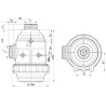 Intake filter without valve