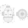 Intake filter without valve