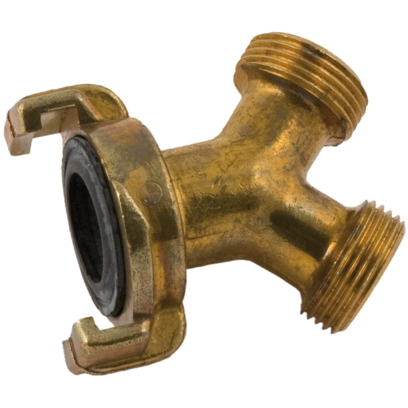 SWIFT three-way quick coupler with 2 MALE connections