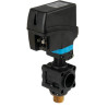 Electric valve for bar sections 