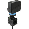 Electric valve for bar sections 