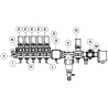 Electric valve for bar sections 