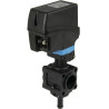 Electric valve for bar sections 