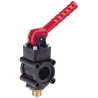 Manual valve for bar section 