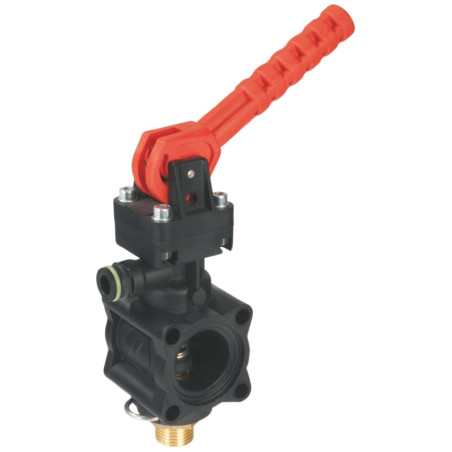 Manual valve for bar section 