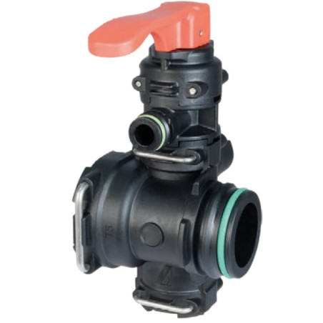 Manual valve for bar section 