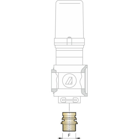 BY-PASS fitting for bar section valves 