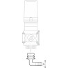 BY-PASS fitting for bar section valves 