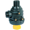 Intake filter with valve