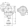 Intake filter with valve