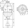 Intake filter with valve