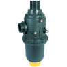 Intake filter with valve