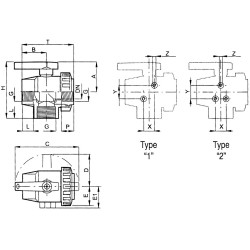 3-WAY CONTINUOUS FLOW BALL VALVES