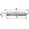 threaded cover d.250mm 