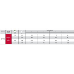 Buse d'induction d'air ISO 