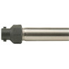 Threaded sleeve with quick coupling for bar