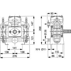 Bomba de membrana de baja presión - BP60K 