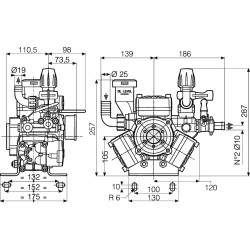 High pressure diaphragm pump - APS41 