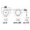 SET DI 20 CERCHI ESTERNI 12 MM DIN471