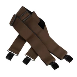 BRETELLES ELASTIQUES MARRON- ref:176M 
