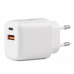 CHARGEUR 100-240V - 20W - USB-A + USB-C 