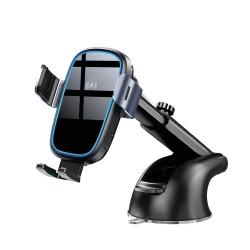 SUPPORT - CHARGEUR INDUSCTION AVEC VENTOUSE POUR TELEPHONE PORTABLE - 15W 