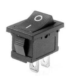 INTERRUPTEUR ON/OFF - 12V - RECTANGLE 12 X 19 MM 