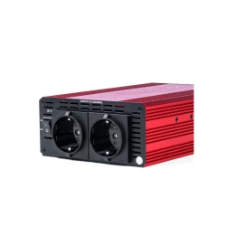 ONDULEUR - TRANSFORMATEUR 12V DC VES 230V AC 1000/200W - 2 PRISES 