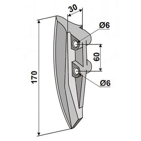 SOC DE SEMOIR MAÏS ADAPTABLE POUR MONOSEM 