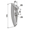 SOC DE SEMOIR MAÏS ADAPTABLE POUR MONOSEM 